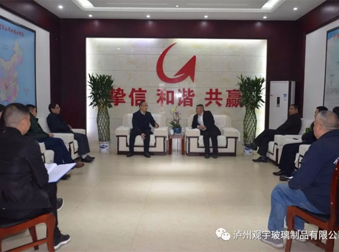市县领导调研巡视奇异果体育玻璃